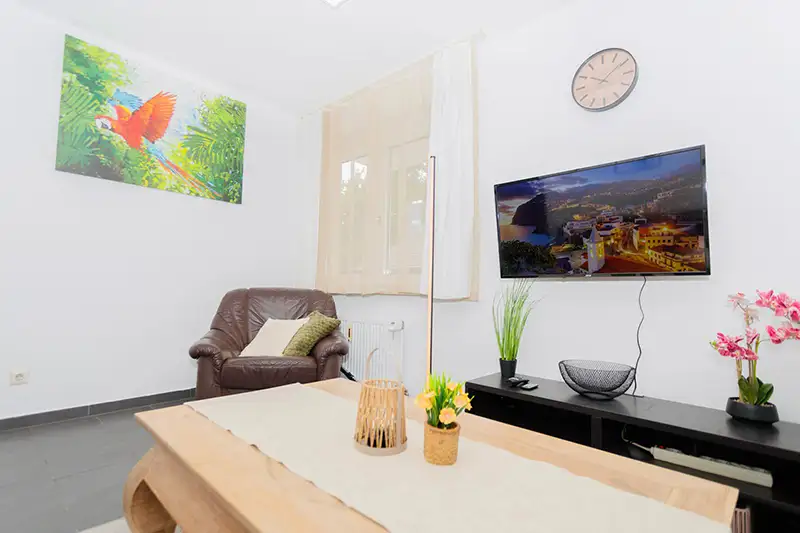 Wohnzimmer der Ferienwohnung